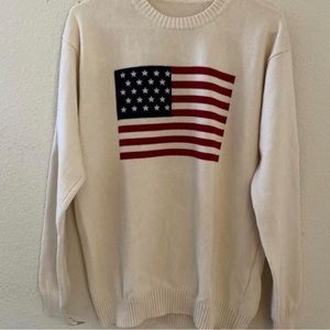 Brandy Melville American Flag Sweater